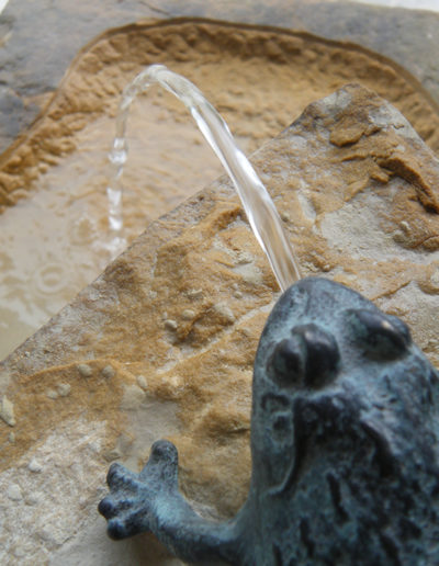 Lansmann: Wasserspeier Sandstein Frosch